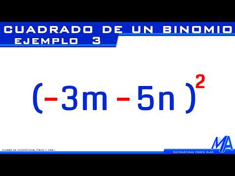 Cuadrado de un binomio | Ejemplo 3