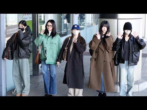 르세라핌(LE SSERAFIM) 김포공항 출국 GIMPO AIRPORT DEPARTURE 직캠 | 2025.01.24