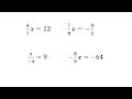 Solving Linear Equations and Reciprocals