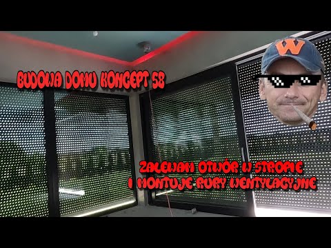 Zalewam Otwór w Stropie i Montuję Rury Wentylacyjne :) Budowa Domu Koncept 58