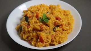 Quick Dal Rice | Easy Rice Recipe | Lunch box Ideas | Quick Rice Recipe | Easy Bachelor Recipes
