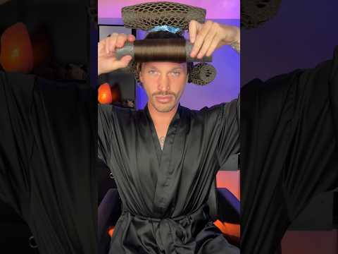 I used a POOL NOODLE to get HEATLESS CURLS! #curlyhair #curls #hair #hairvideo #hairinspo
