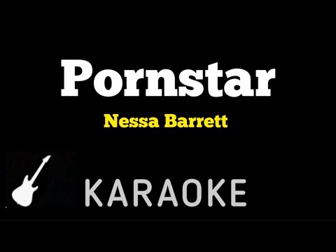 Nessa Barrett - PORNSTAR | Karaoke Guitar Instrumental