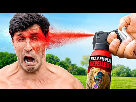How Bad Is Bear Spray REALLY? Ultimate Pain Test