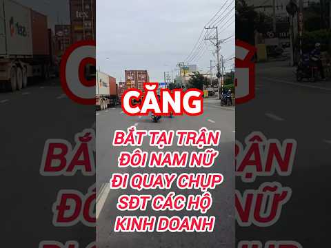 Bẳt tại trận đôi nam nữ đi quay chụp sđt của các hộ kinh doanh bên đường