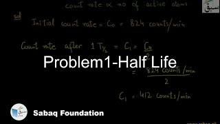 Half life-problem