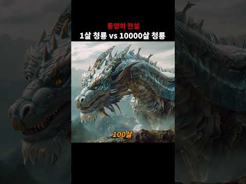 1살 청룡 vs 10000살 청룡