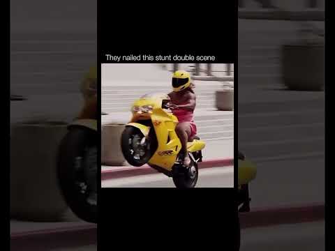 They nailed this stunt double scene
