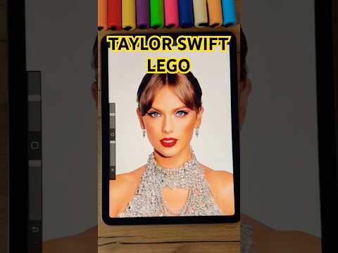 TAYLOR SWIFT turning LEGO #funny #memes #minecraftsongs #lavachicken #foryou #art #satisfyling