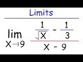Understanding Limits with Radicals and Fractions