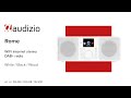 Audizio Rome Internet Radio Tuner with DAB+ and Bluetooth - White