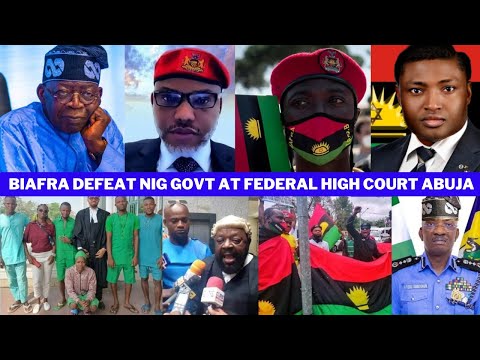 50 Igbo Youths Released As Biafra Defeat Nig Govt At The Federal High Court In Abuja