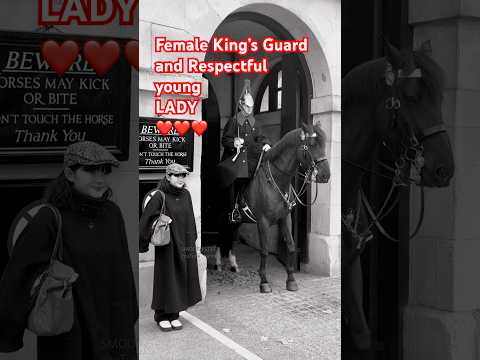 Female King’s Guard and Respectful young LADY ❤️❤️❤️ #kingsguard