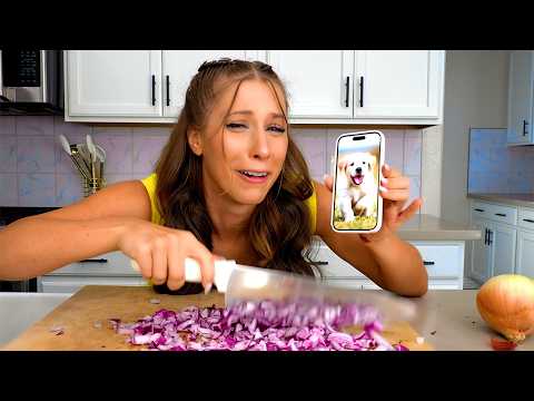 I Cut Onions Until I Cried! (ASMR)