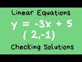 Understanding Linear Equations and Solutions
