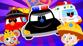 🚨 Becoming an Emergency Vehicle Expert! | Story Songs for Kids | Nursery Rhymes & Kids Songs
