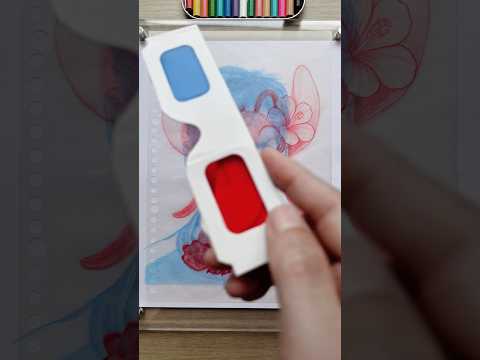 456 vs. 624๐๐ #art #drawing #3dglasses #squidgame #stitch