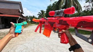 Random Nerf Reloads But They Get Bigger