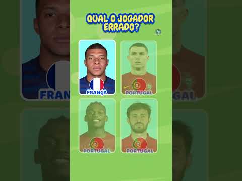 QUIZ DE FUTEBOL, ADIVINHE O JOGADOR ERRADO