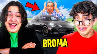 LE ROBARON EL NUEVO CARRO DE CARLITOS broma pesada