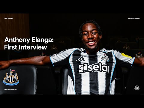 INTERVIEW | Anthony Elanga's first words as a Magpie! 💬