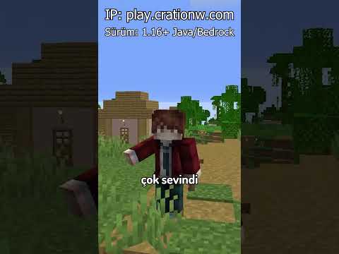 Minecraft'ta Kasaba Kuran Oyuncuya Yardım?! ⛏💎