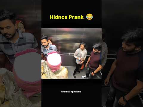Hidance Prank girl and boy shocking 😂🤣 | Rj Naved Lift Prank | Prank Video😅 #prank​ #gost​ #funny​