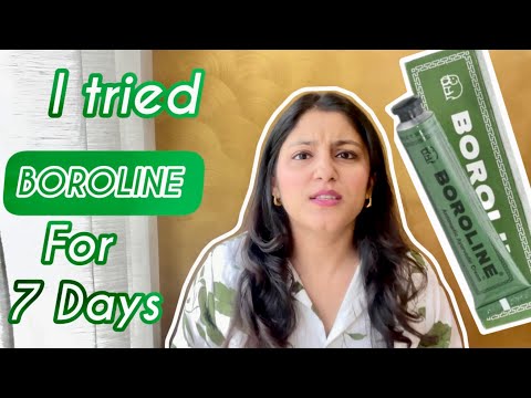 I tried BOROLINE on FACE for 7 DAYS (Before & After) 😳🙋🏻‍♀️