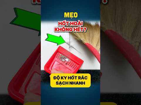 #MẸO 550 | Độ ky hốt rác VIP PRO hốt sạch không còn hạt bụi | Upgrade super clean dustpan #meovat