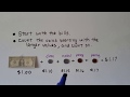 Counting Coins and Dollar Bills in Grade 2 Math
