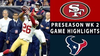 49ers vs. Texans Highlights | NFL 2018 Preseason Week 2
