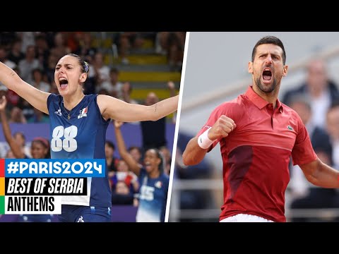 🇷🇸 The best of Serbia at Paris 2024 | Anthems