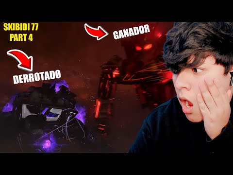 REACCIÓN a SKIBIDI TOILET 77 PART 4 😭💔  El final de TITAN TV MAN