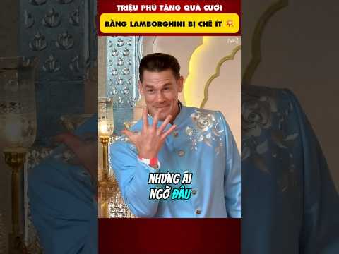 Triệu phú tặng quà cưới bằng Lamborghini bị chê ít 💥 #shorts