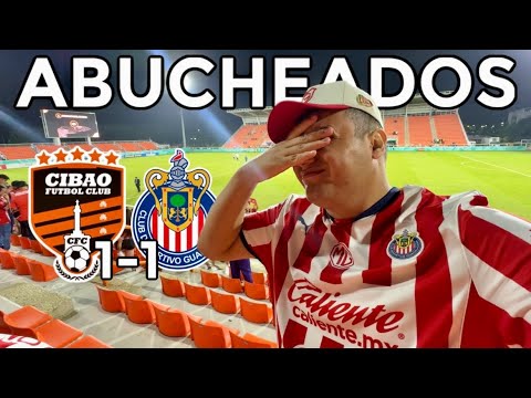 CIBAO vs CHIVAS 1-1 ¡EL EQUIPO SALIÓ ABUCHEADO! *NO JUGAMOS a NADA* Reacción Desde Estadio Cibao