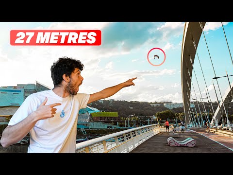 SAUT du PLUS HAUT PONT de LYON 🌉 | Cliff Diving