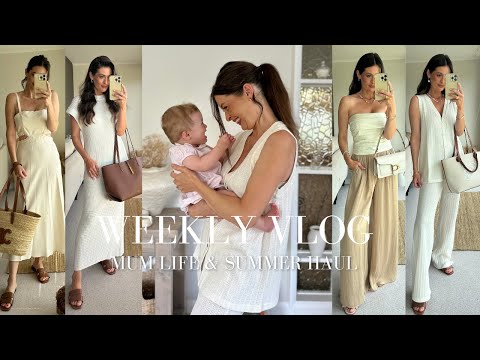 WEEKLY VLOG MUM LIFE & SUMMER/AUTUMN HAUL | MANGO & OTHER STORIES ASOS