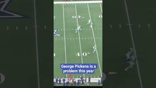 Cooper DeJean gets torched by Pickens. #Chiefs will have their hands full on #Thanksgiving