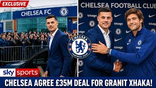 Breaking Chelsea Finally Sign Granit Xhaka for £35m as  Alonso Celebrates Massive Transfer Success