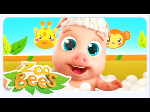 Bath Song, Nursery Rhyme and Cartoon Video for Kids