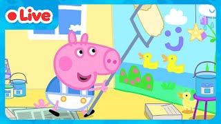 🔴 LIVE: George Pig And Baby Evie Adventures 🍼 Peppa Pig & Evie Pig Full Episodes | Kids Cartoons