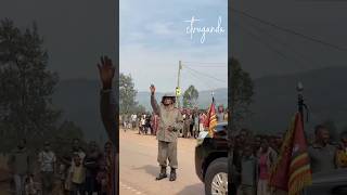 Museveni stops along the road 🇺🇬👀 #viral #shortvideo #shorts