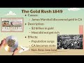 Impact of the Gold Rush