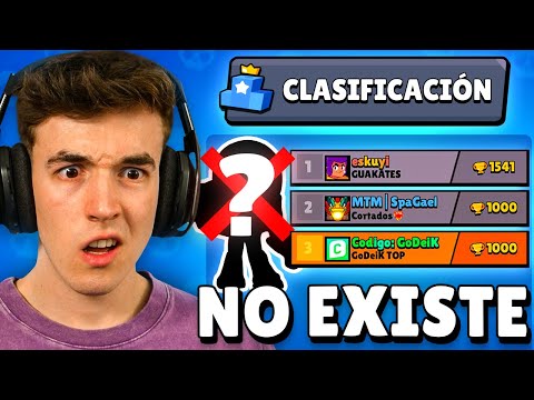 ESTOY TOP 3 CON un BRAWLER QUE *NO EXISTE* de BRAWL STARS