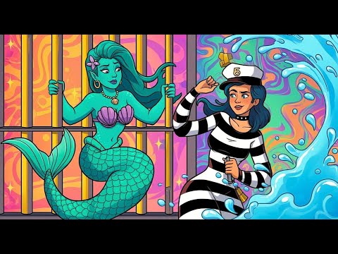 Vraie Sirène Enfermée en Prison ! Transformation Extrême de Sirène