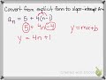 Converting to Slope-Intercept Form