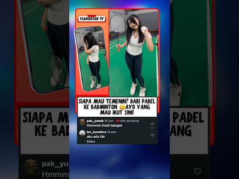 Siapa Mau Temenin? Dari Padel ke Badminton 😆 #shorts #viralvideo