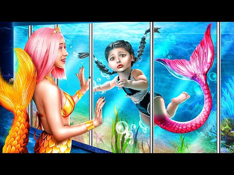 وينزداي الصغيرة عايزة تبقي عروسة البحر! لحظات مضحكة لازاي تبقي عرويسة البحر