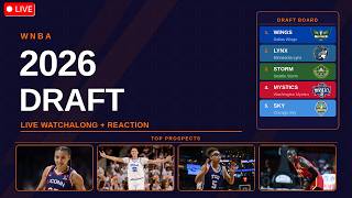 🔴 LIVE: 2026 WNBA DRAFT WATCHALONG! | Real-Time Reactions to Every Pick 🔥