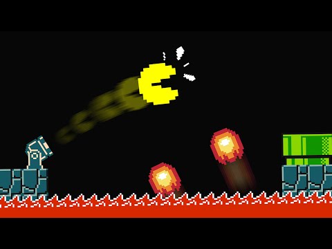 Pacman but Co-op In Super Mario Maza Mayhem